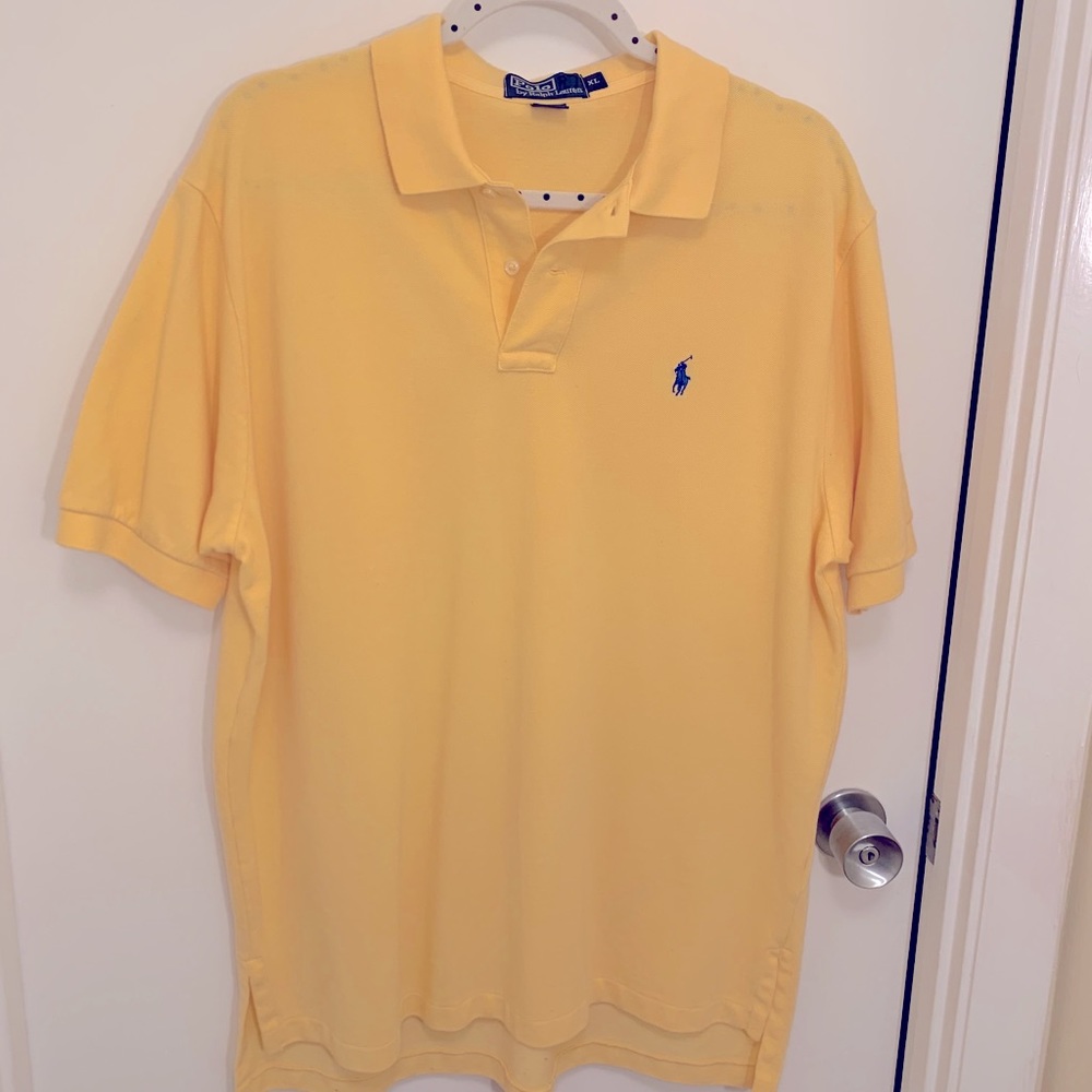 Polo by Ralph Lauren Knit Polo in Sunshine Yellow